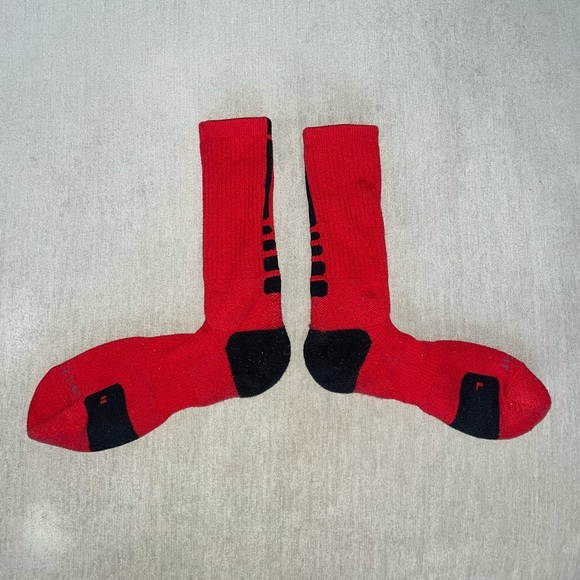 Red Nike Elite Socks - Picture 3 of 3